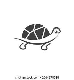 Turtle animal cartoon icon vector illustration