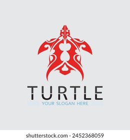 Turtle animal cartoon icon vector illustration