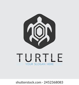 Turtle animal cartoon icon vector illustration