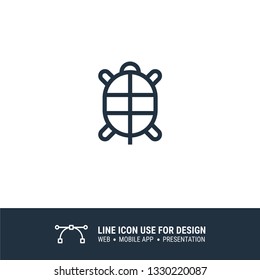 turtle animal icon design