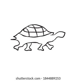 Plantilla vectorial de diseño de logotipo de animales de tortuga