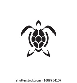 Turtle animal logo icon design vector template