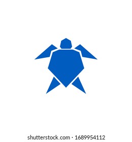 Turtle animal logo icon design vector template