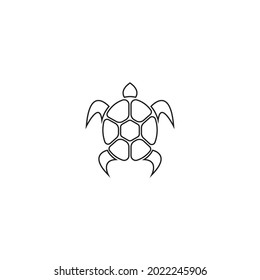Turtle animal logo icon design vector template