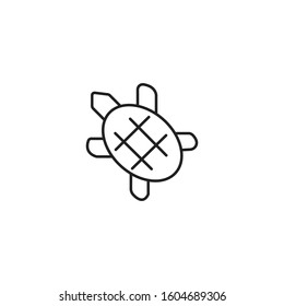 Turtle animal nature vector icon