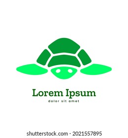Turtle Animal Sea Reptile Logo Icon Symbol