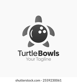 Turtle Bowling Logo Design Template. Good for Business, Agency, Community and Organization.