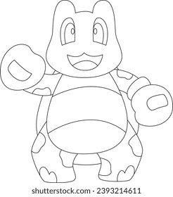 Turtle Boxer Boxing gloves Boxing Animal Vector Graphic Art Illustration
