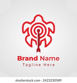 Turtle Bullseye Logo, combination from Bullseye that resembles turtle animal