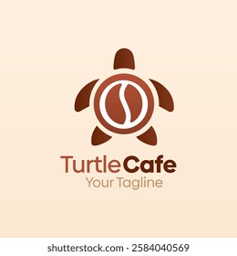 Turtle Cafe Logo Design Template. Good for Business, Agency, Community and Organization