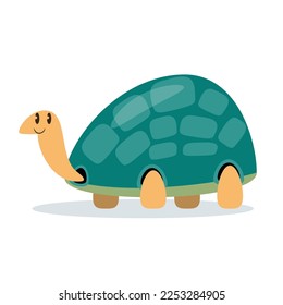 turtle cartoon character vector illustration
