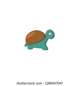 Cute Turtle Pet Vector Illustration Stock Vector (Royalty Free ...