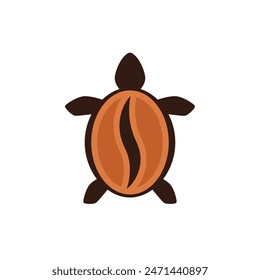 turtle coffee logo abstract modern