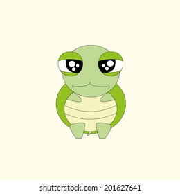 Turtle Cute Cartoon
