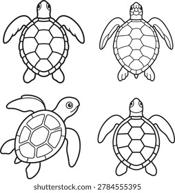 Turtle Day Turtle Vector Design