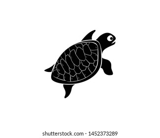 turtle doodle animal hand drawing black color