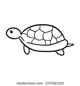 Turtle Doodle Vector Hand Drawing Stock Vector (royalty Free 