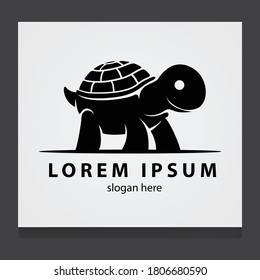 turtle elegant animal logo design