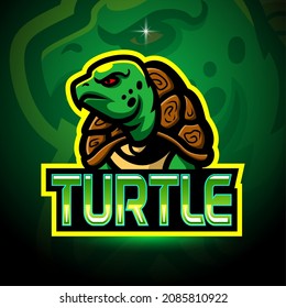 Turtle Esport Logo Mascot Design