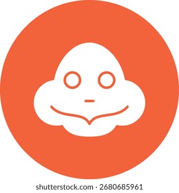 Turtle Face single vector icon illustration