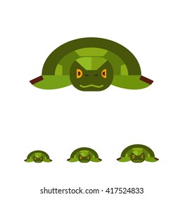 Turtle flat icon