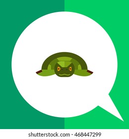 Turtle flat icon