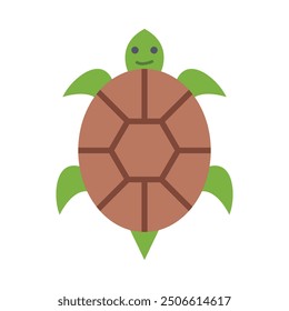 Turtle Flat Icon Design For Personal nad Commercial Use