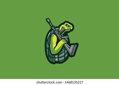 Turtle Gun E Sports Logo