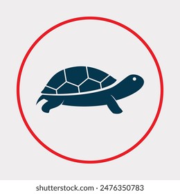 Turtle icon beautiful background abstract colorful vector illustration design