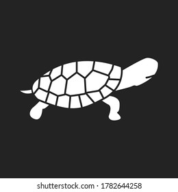 Turtle icon. editable. Vector illustration