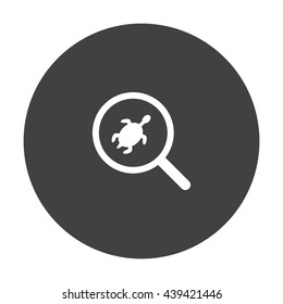 turtle Icon, flat design style