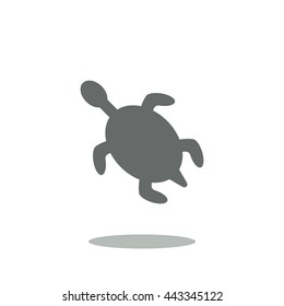turtle Icon, flat design style