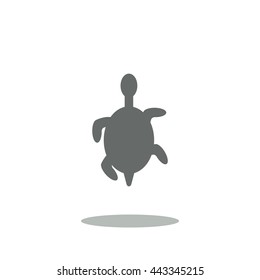 turtle Icon, flat design style