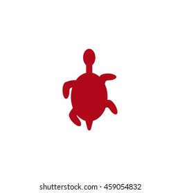 turtle Icon, flat design style