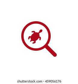 turtle Icon, flat design style