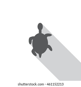 turtle Icon, flat design style
