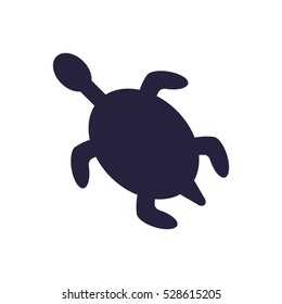 turtle Icon, flat design style