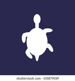 turtle Icon, flat design style