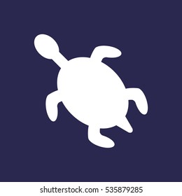 turtle Icon, flat design style
