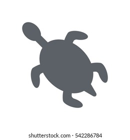 turtle Icon, flat design style