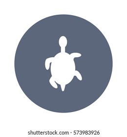 turtle Icon, flat design style