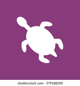 turtle Icon, flat design style