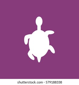 turtle Icon, flat design style