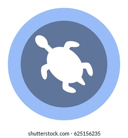 turtle Icon, flat design style