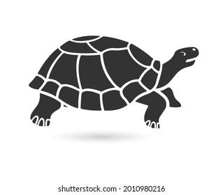 Turtle Icon Flat Graphic Design, turtle flat sign, turtle symbol, logo illustration