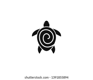 Turtle icon illustration design template