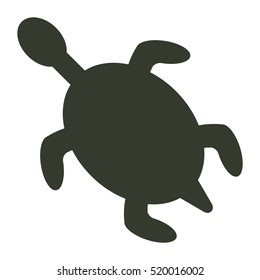 turtle icon illustration isolated vector sign symbol