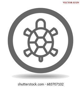 Turtle icon illustration isolated vector sign symbol.