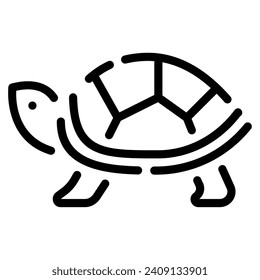 Turtle Icon Illustration for web, app, infographic, etc