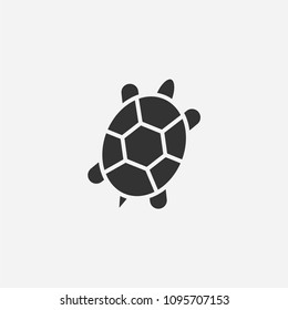 Turtle icon illustration,vector animal sign symbol